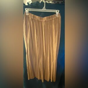 Full length brown skirt